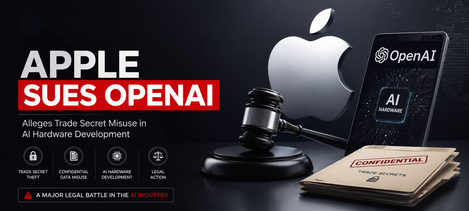 Apple Files Lawsuit Against OpenAI Over Alleged Trade Secret Misuse