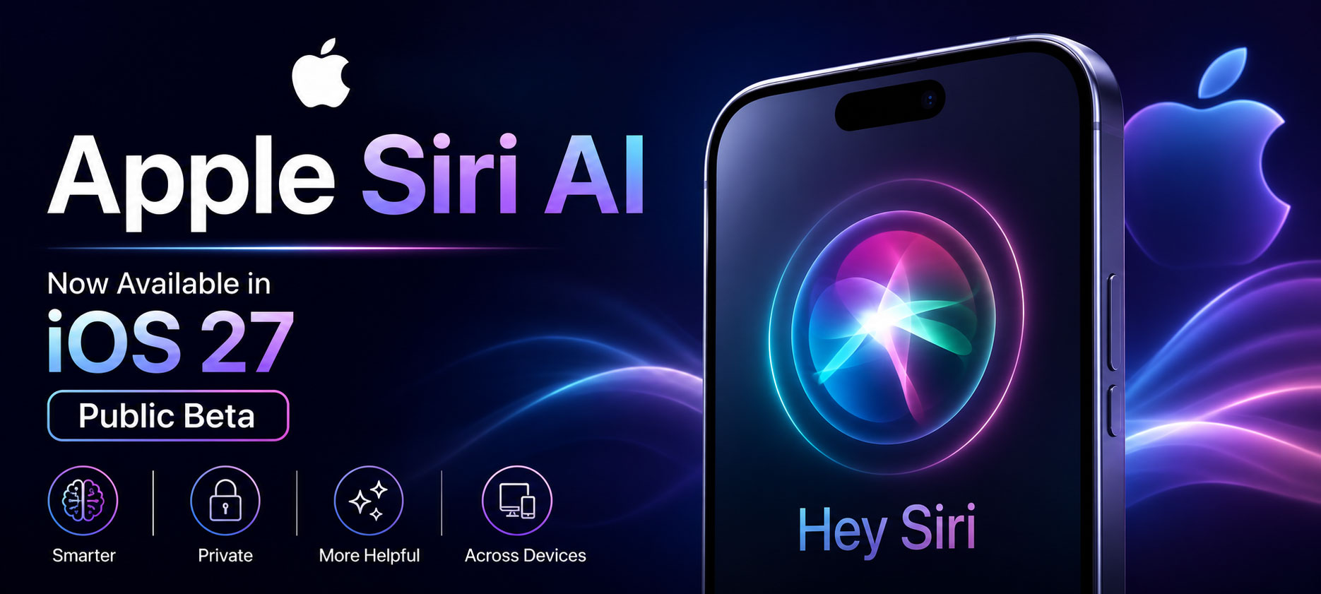 Apple Opens Siri AI to Public With iOS 27 Beta