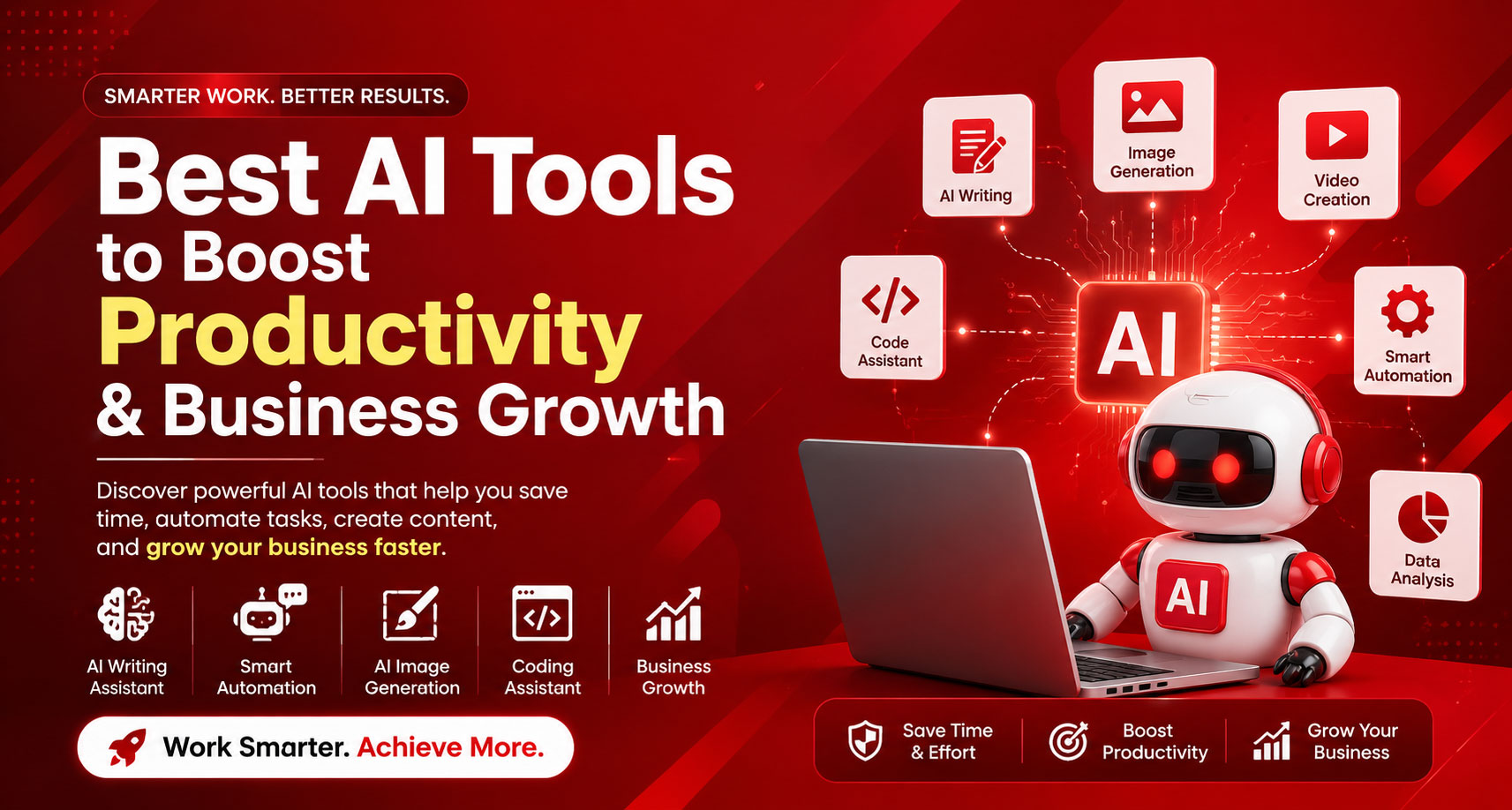 Best AI Tools to Boost Productivity and Business Growth