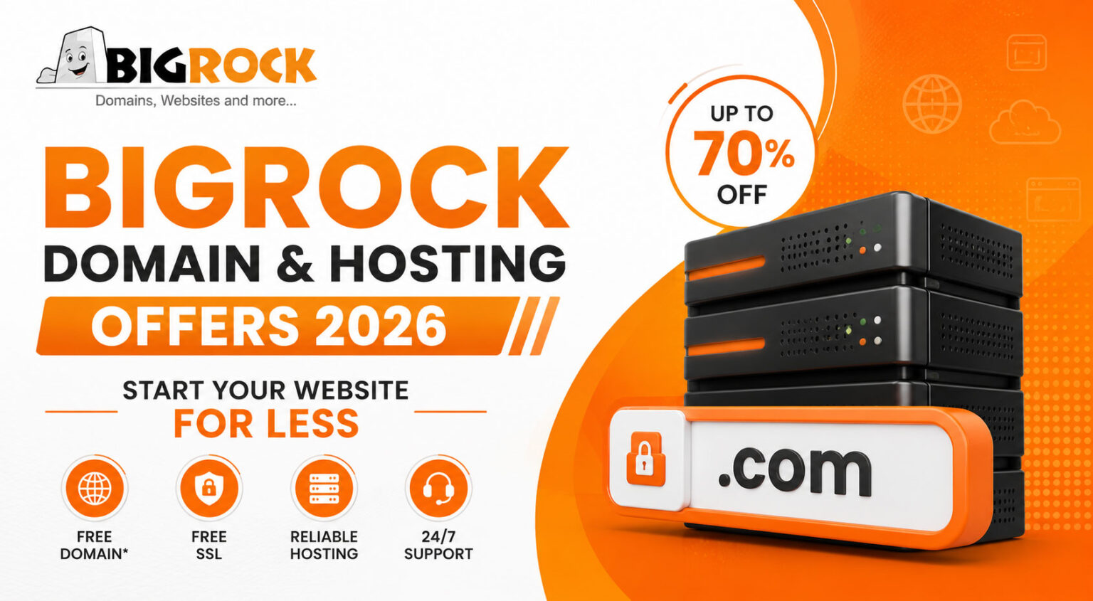 BigRock Domain & Hosting Offers 2026 - Start Your Website for Less