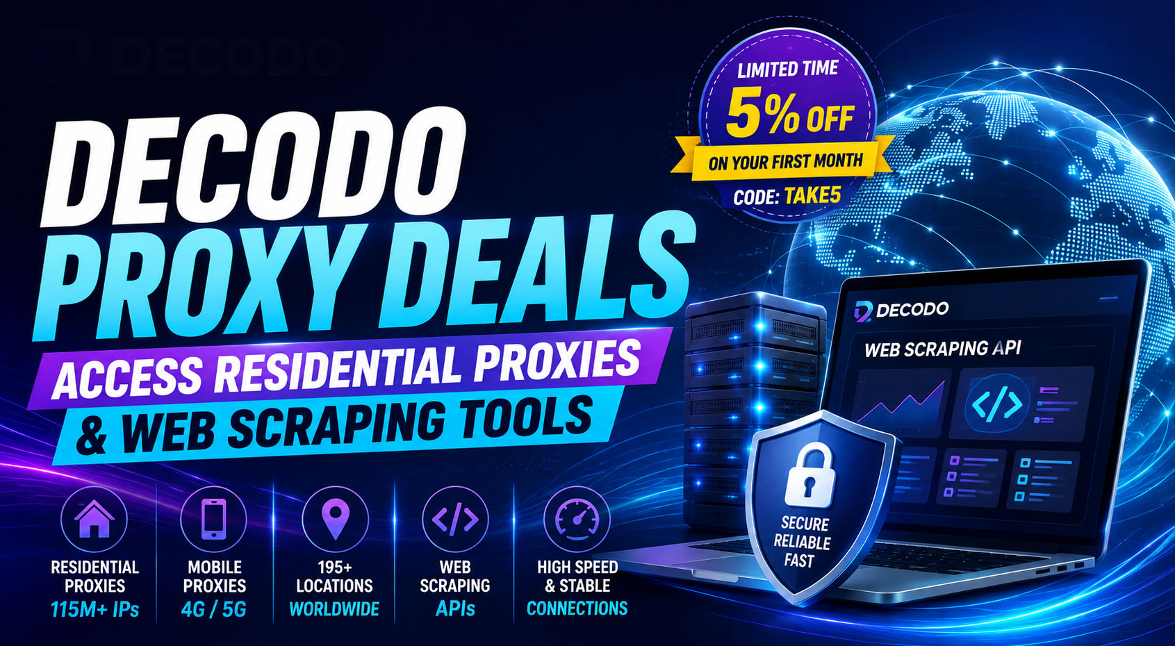 Decodo Proxy Deals Access Residential Proxies and Web Scraping Tools