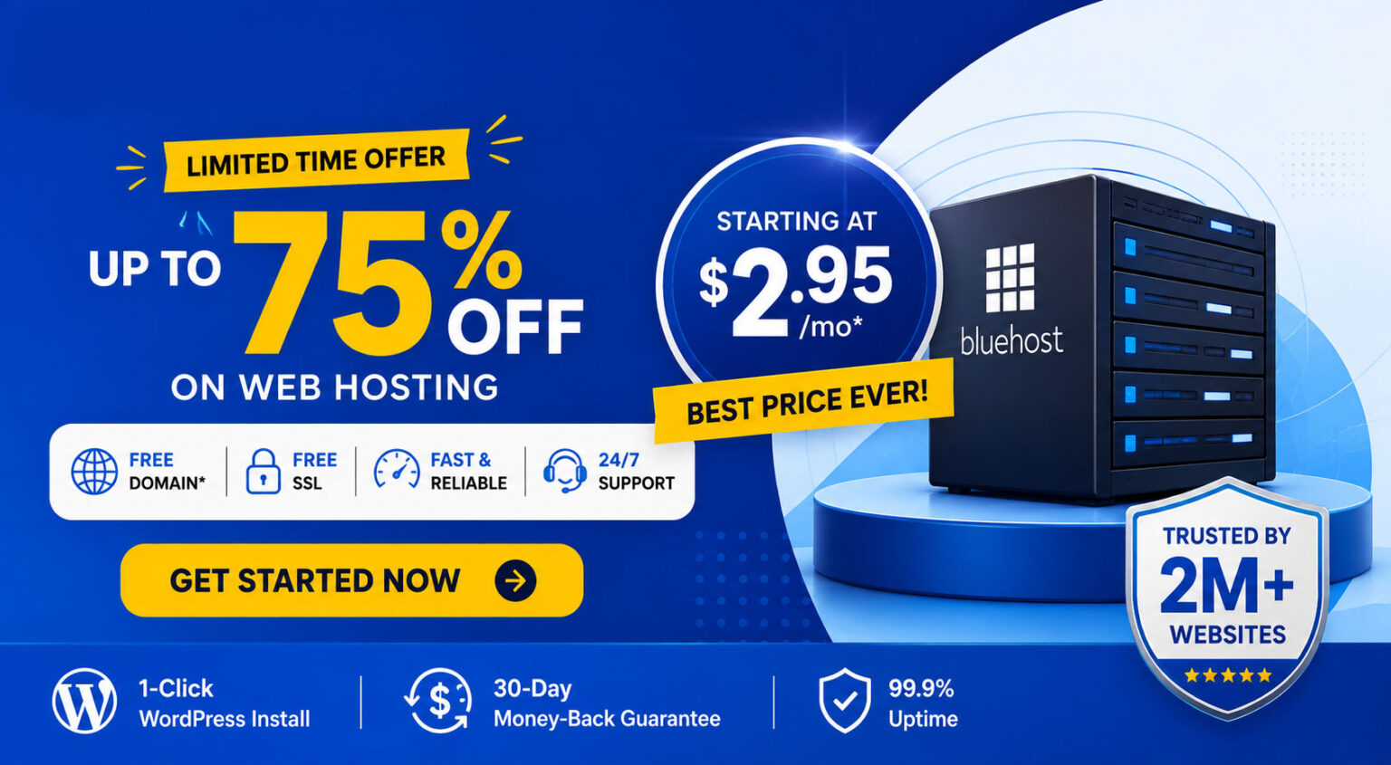 Latest Bluehost Hosting Offers for Bloggers and Businesses