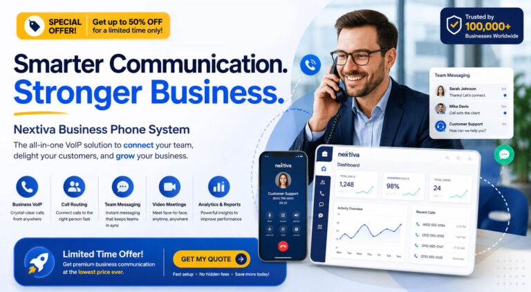 Nextiva Business Phone System Offer Save Big on Smart Communication Solutions