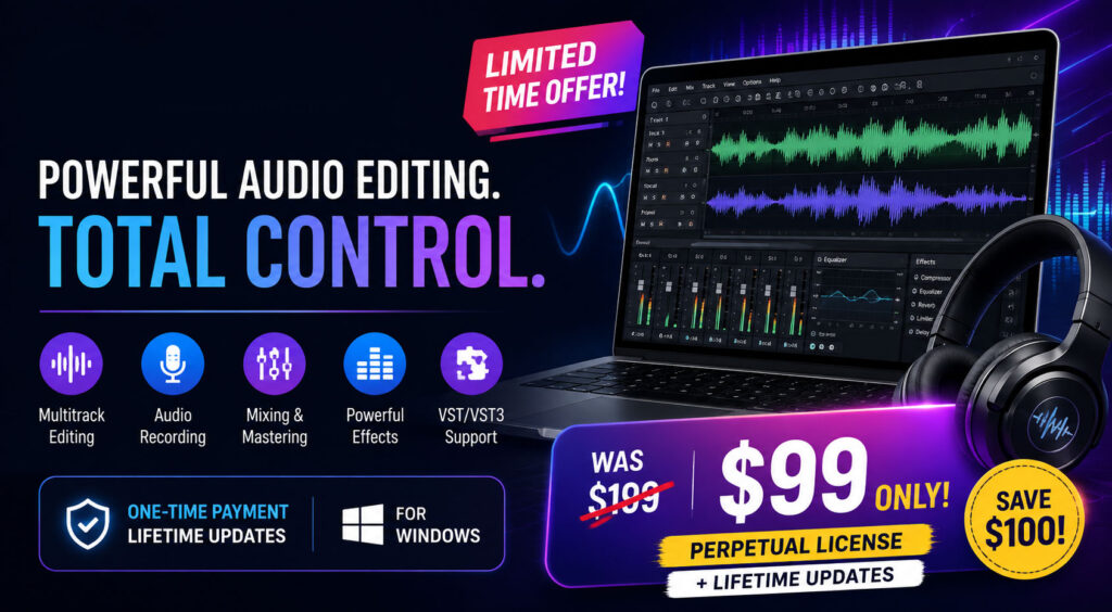 Soundop Audio Editor Deal Get Lifetime License for Only $99