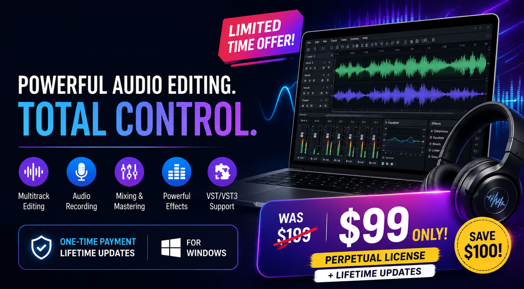 Soundop Audio Editor Deal Get Lifetime License for Only $99